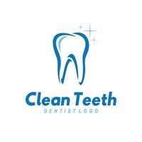 Minimalist Teeth Tooth For Dentis Or Clinic Design Inspiration vector