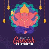 Ganesh Chaturthi Background vector