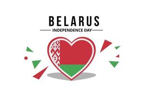 diseño de vector de banner de bandera de bielorrusia