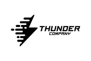 Fast Thunder Lightning Symbol For Data Transfer Logo Or Fast Charging vector