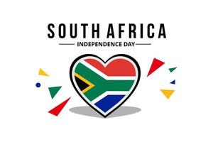 vector de bandera de sudáfrica para celebración de fiestas