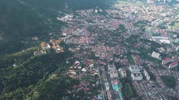 Kek Lok Si temple at hill and town Ayer Itam, Penang video