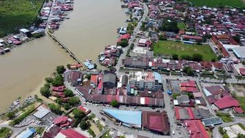 drone ver el puente peatonal video