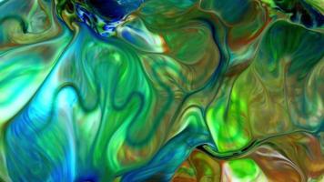 abstrakte Strudel und sich ausbreitende Farbe im Wasser video