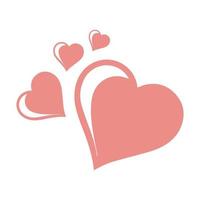 Cute Love Heart vector