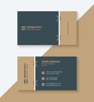 Creative Business Card Template Design vector