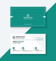 Simple Business Card Template Design vector