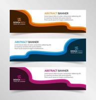 Abstract banner modern template