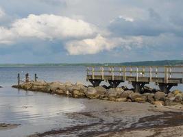 the city of Eckernfoerde at the baltic sea photo