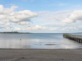 the city of Eckernfoerde at the baltic sea photo