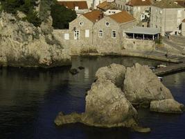 la ciudad de dubrovnik en croacia foto