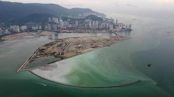 recuperação aérea do cais de maca video