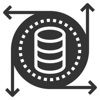 DATABASE Icon Business Vector Illustration