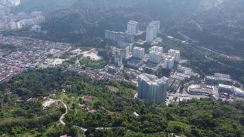 Aerial view Paya Terubong apartment, condominium video