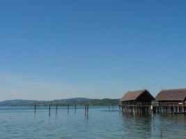 Meersburg at the lake constance in germany photo