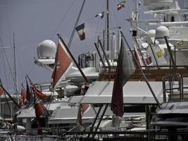 monaco at the mediterranean sea photo