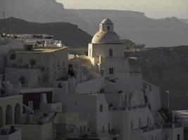 santorini island in greece photo