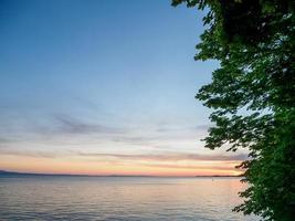 lindau at the lake constance in germany photo