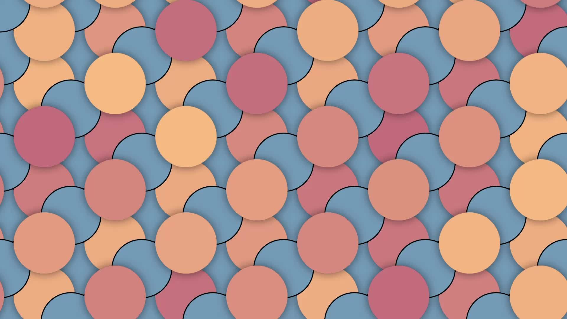 Geometric background dots loop effect free video 8611515 Stock Video at