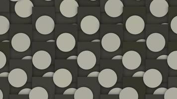 White dots loop effects geometric background
