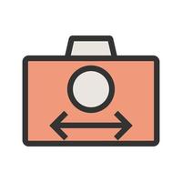 Switch Camera Filled Line Icon vector