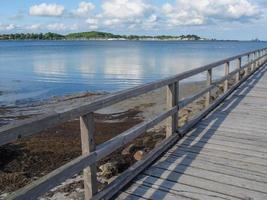 the city of Eckernfoerde at the baltic sea photo