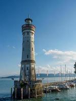 the city of Lindau at the lake constance photo