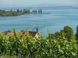 Meersburg at the lake constance in germany photo