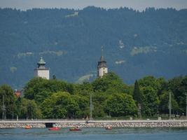 bregenz y lindau en el lago de constanza foto