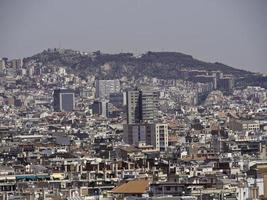 The city of Barcelona in spain photo