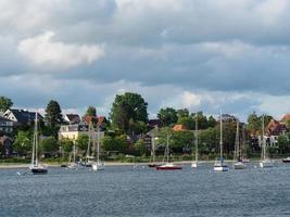 the city of Eckernfoerde at the baltic sea photo