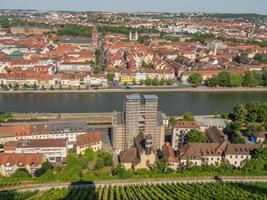 The city of Wuerzburg at the river main photo