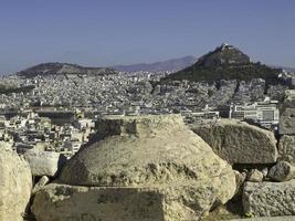 The city of Athens in greece photo