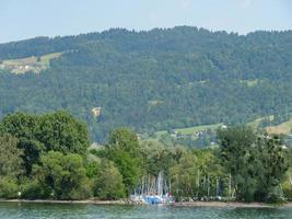 The city of Wuerzburg at the river main photo