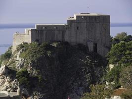 la ciudad de dubrovnik en croacia foto