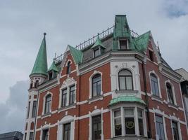 the city of Eckernfoerde at the baltic sea photo