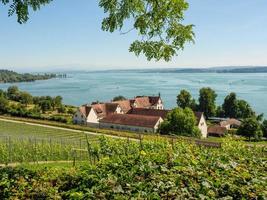 Meersburg at the lake constance in germany photo