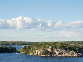 Stockholm and the baltic sea in sweden photo