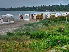 the city of Eckernfoerde at the baltic sea photo