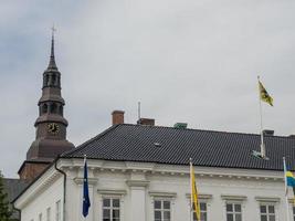 ciudad de ystad en el mar báltico en suecia foto