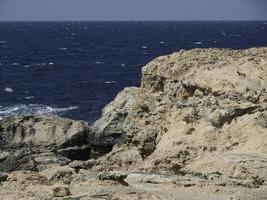 the island of gozo on the mediterranean sea photo