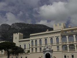 monaco at the mediterranean sea photo