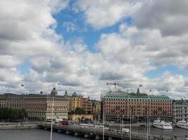 Stockholm city in sweden photo