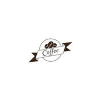 Coffee icon logo design illustration template vector