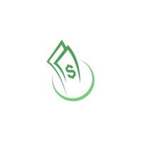 Money icon logo illustration template vector