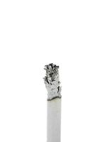 The cigarette isolated on a white background photo