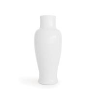 White vases isolated on white. 3d render photo