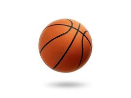 Basketball isolated on a white background photo