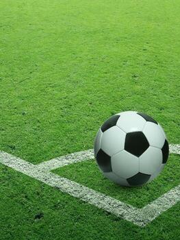 corner football kick photo