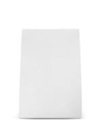 Paper Bag Package for advertising and branding. A-form Paper Bag. Paper bag triangular shape photo